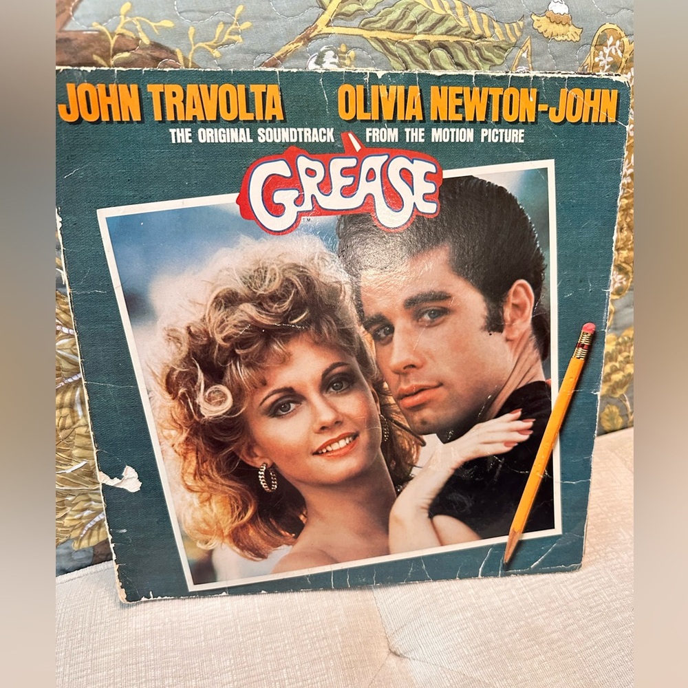 Original Vinyl Vintage Grease Double Album 1978